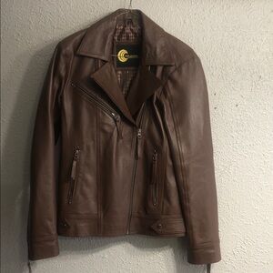 Genuine Leather Brown Jacket